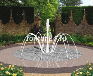 Уличный фонтан "Дуэт средний" ø=3 м