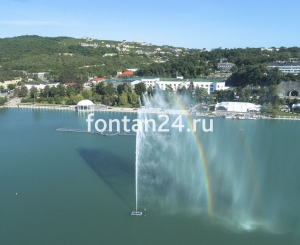 Плавающий фонтан "Женева", h=24 м Плавающий фонтан "Женева", h=24 м