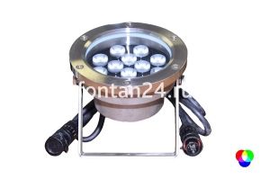 Подводный светодиодный прожектор (LED) 12 диодов, 25°, 24V.DC-RGB Подводный светодиодный прожектор (LED) 12 диодов, 25°, 24V.DC-RGB